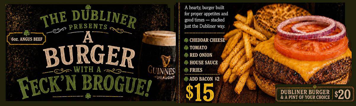 Dubliner Burgers lt