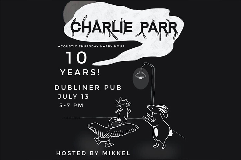 charlie parr and mikkel 10 years at Dubliner Happy Hour